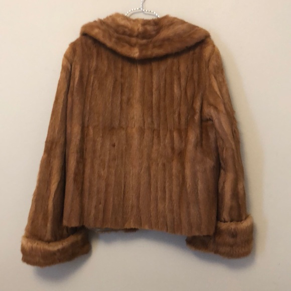 Mink Fur Coat Copper coloured - Picture 9 of 9